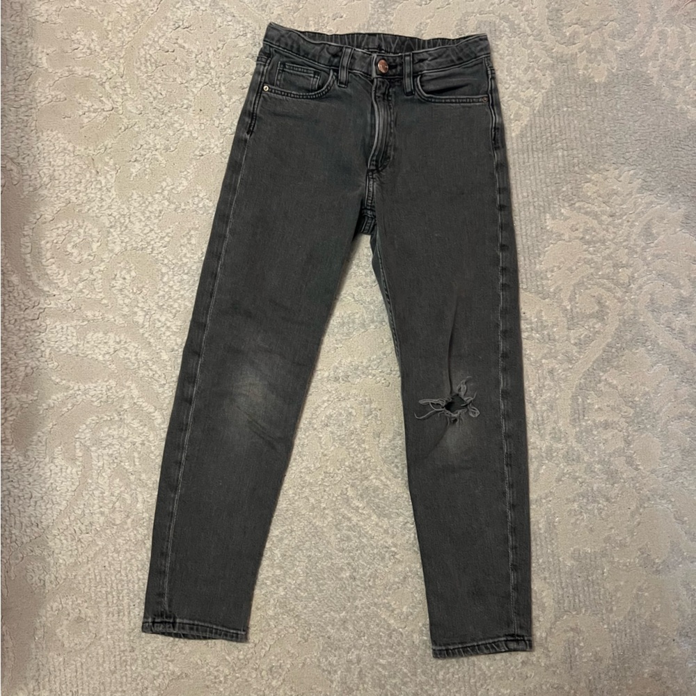 H&M Kids Black Distressed Jeans
